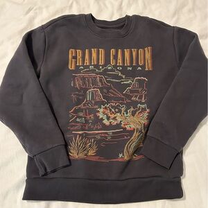Hollister Grand Canyon Graphic Black Crewneck Sweater